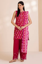 Zellbury 3 Piece Custom Stitched Suit - Pink - LB31027