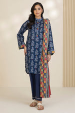 Zellbury 3 Piece Custom Stitched Suit - Blue - LB31024