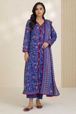 Zellbury 3 Piece Custom Stitched Suit - Blue - LB31032