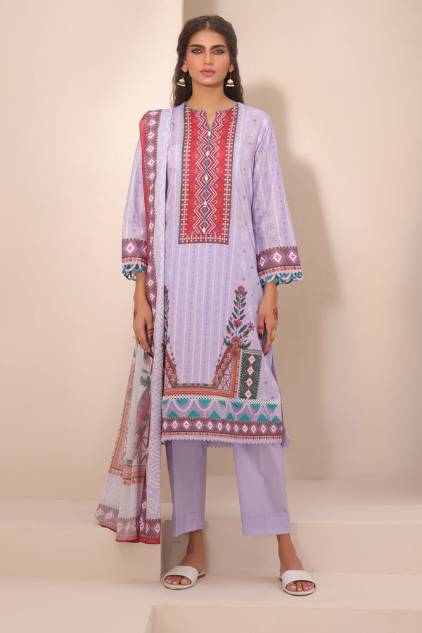 Zellbury 3 Piece Custom Stitched Suit - Purple - LB29918