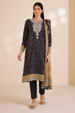 Zellbury 3 Piece Custom Stitched Suit - Black - LB31026