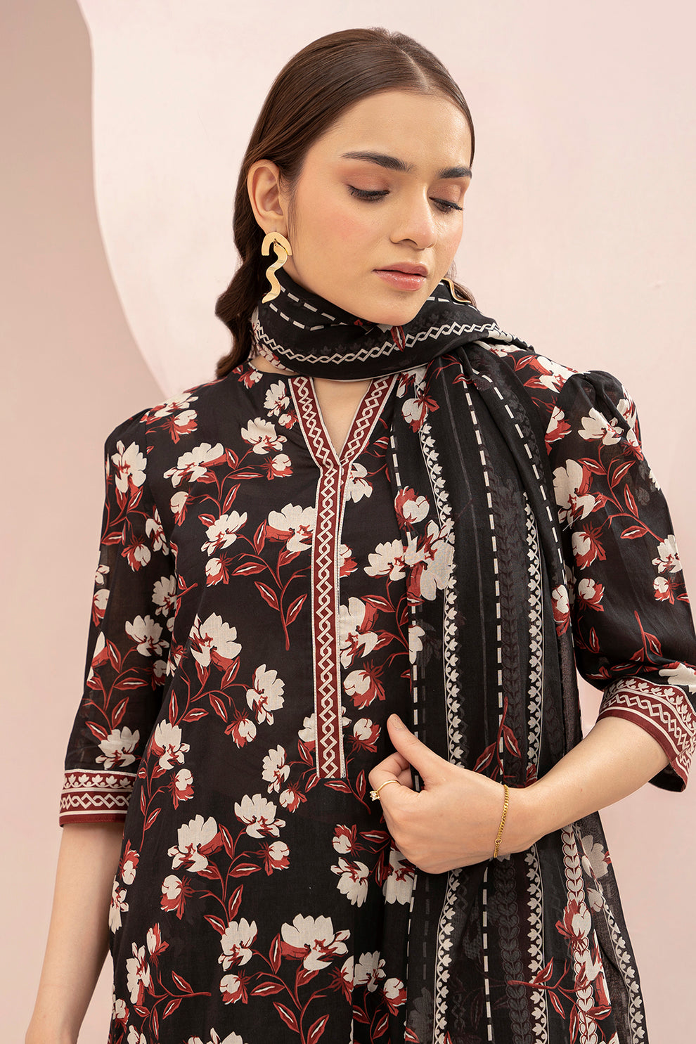Zellbury 2 Piece Custom Stitched Suit - Black - LB30611