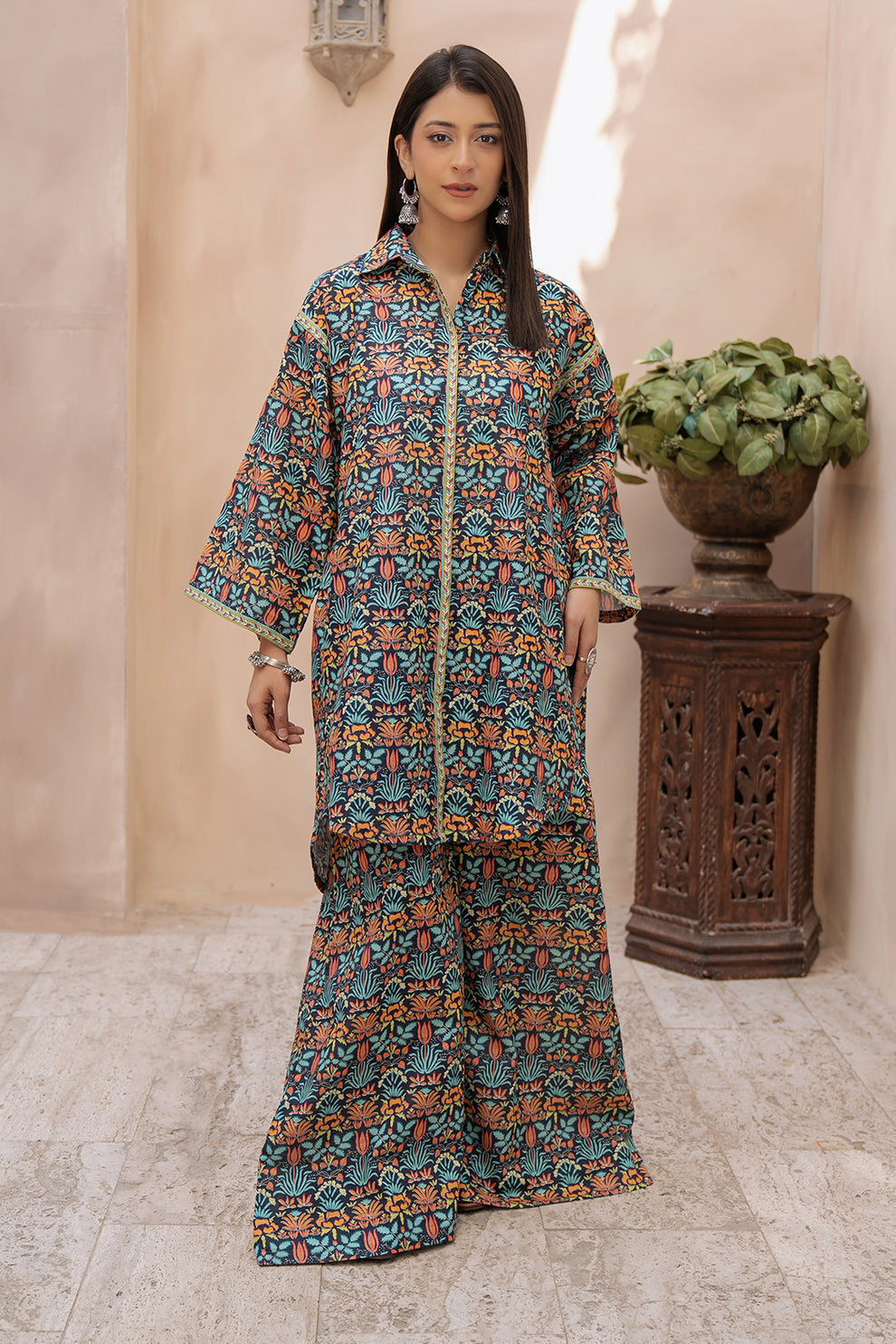 Zellbury 2 Piece Custom Stitched Suit - Blue - LB31040