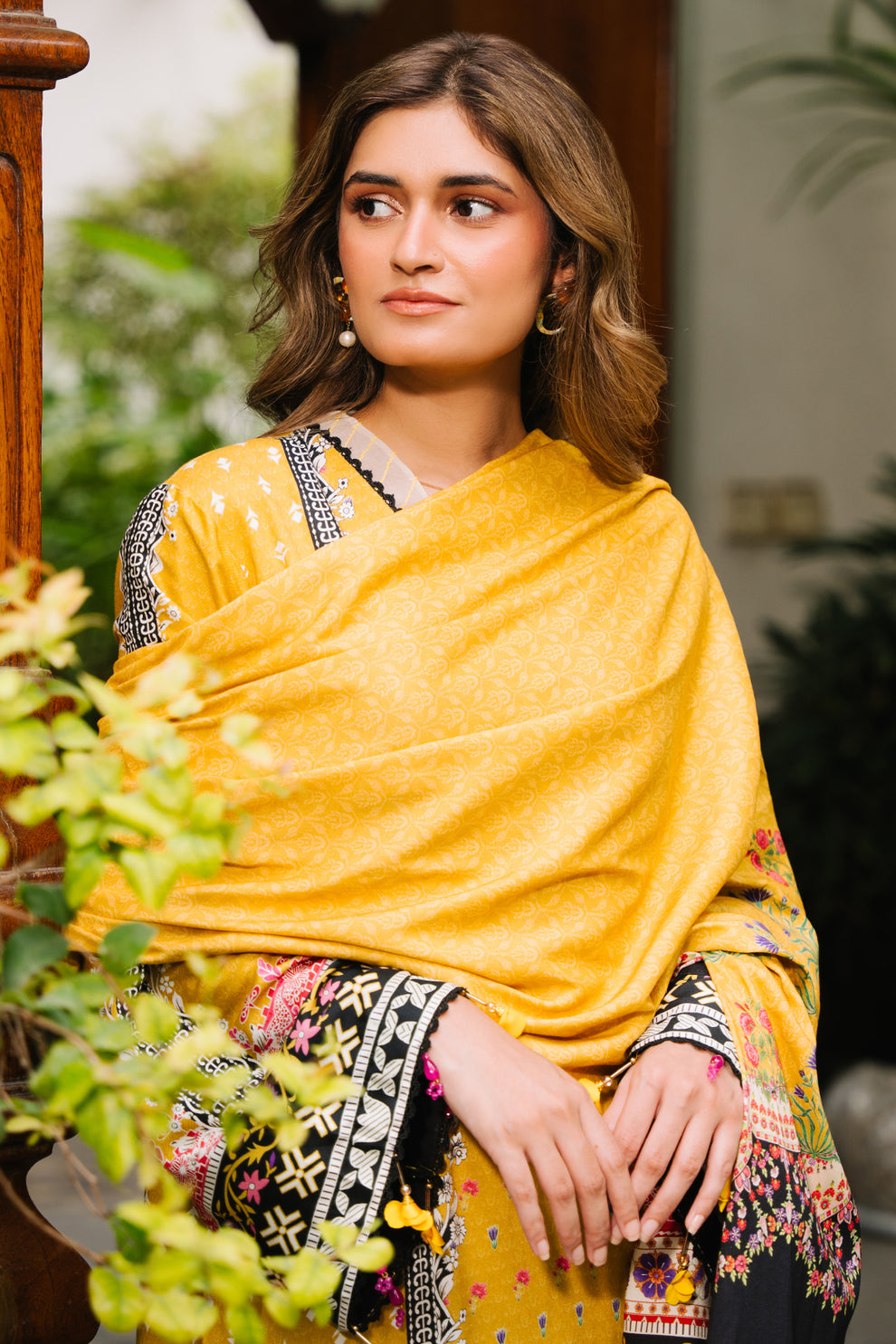 Zellbury 3 Piece Custom Stitched Suit - Yellow - LB31053