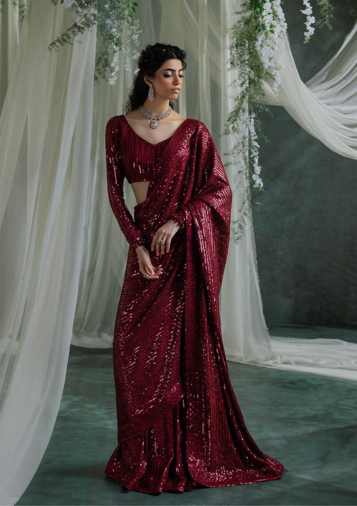 AIK 2 Piece Custom Stitched Suit - Red - LB30779