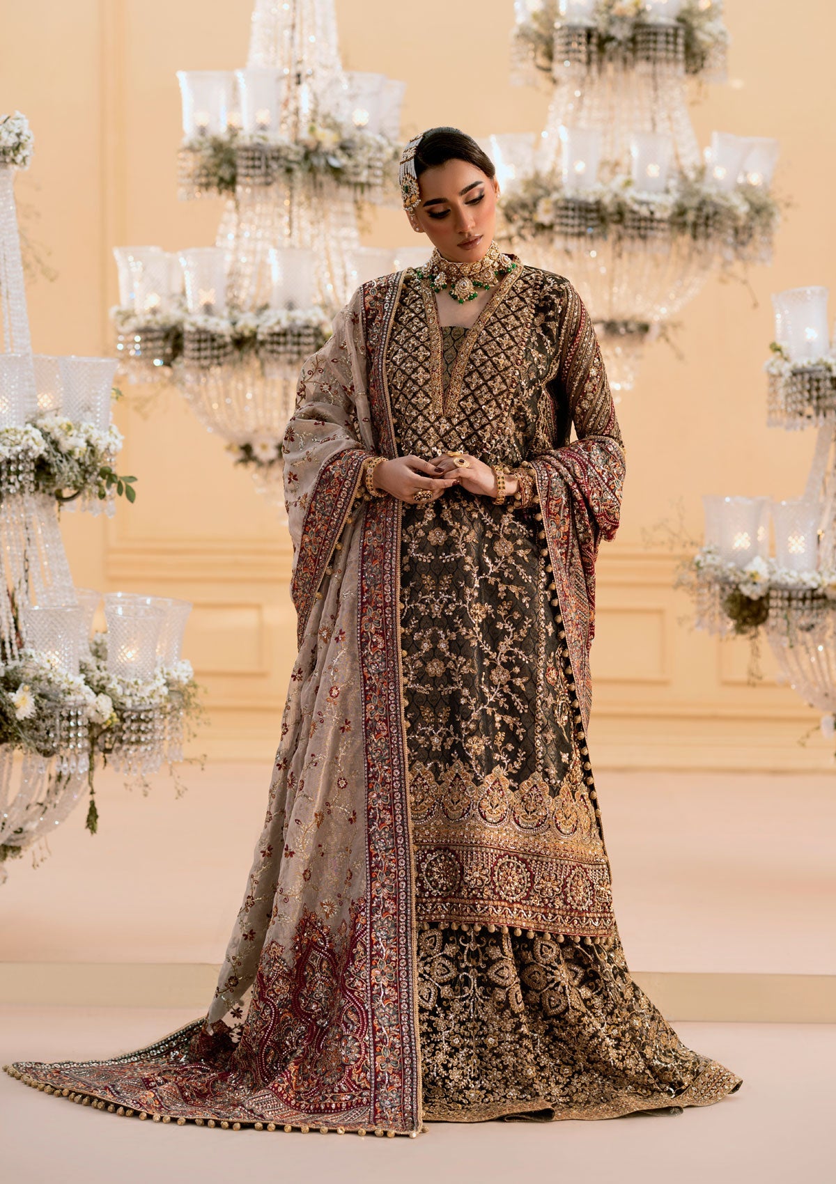 AIK 3 Piece Custom Stitched Suit - Red - LB30787
