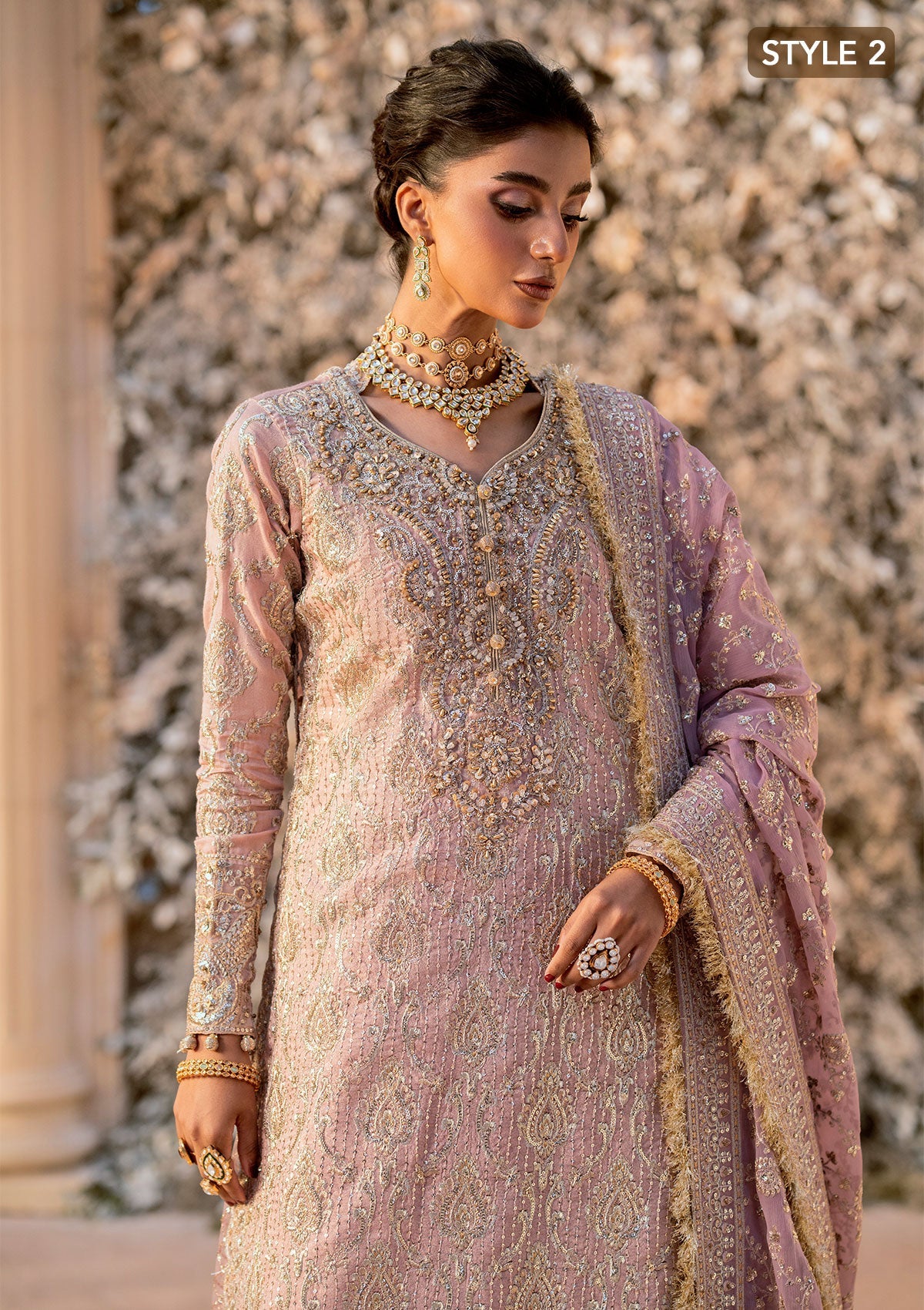 AIK 3 Piece Custom Stitched Suit - Pink - LB30786