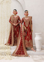AIK 3 Piece Custom Stitched Suit - Red - LB30958