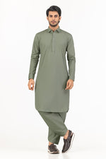Gul Ahmed 2 Piece Custom Stitched Suit - Green - LB30525