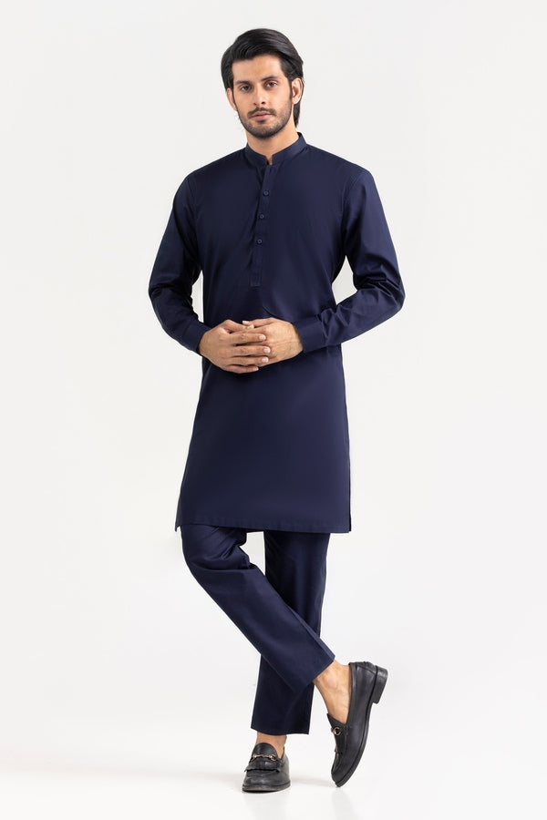 Gul Ahmed 2 Piece Custom Stitched Suit - Blue - LB30534