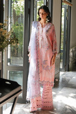 Sana Safinaz 3 Piece Custom Stitched Suit - Pink - LB29562