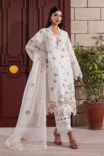 Sana Safinaz 3 Piece Custom Stitched Suit - Off-White - LB29377