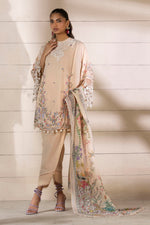 Sana Safinaz 3 Piece Custom Stitched Suit - Beige - LB29380
