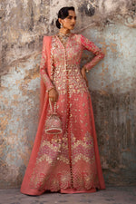 Sana Safinaz 3 Piece Custom Stitched Suit - Peach - LB30442