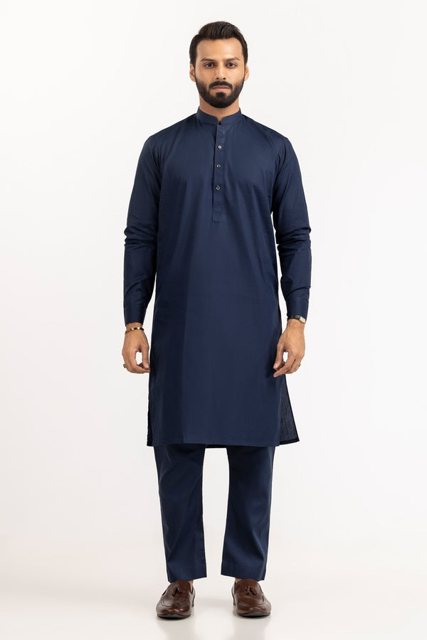 Gul Ahmed 2 Piece Custom Stitched Suit - Blue - LB30466