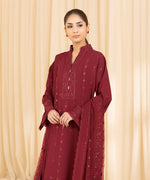 Libasco Sapphire 3 Piece Custom Stitched Suit - Red - LB288760