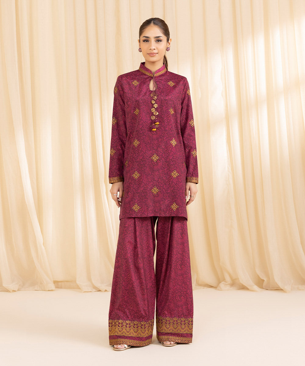 Sapphire 2 Piece Custom Stitched Suit - Pink - LB288543