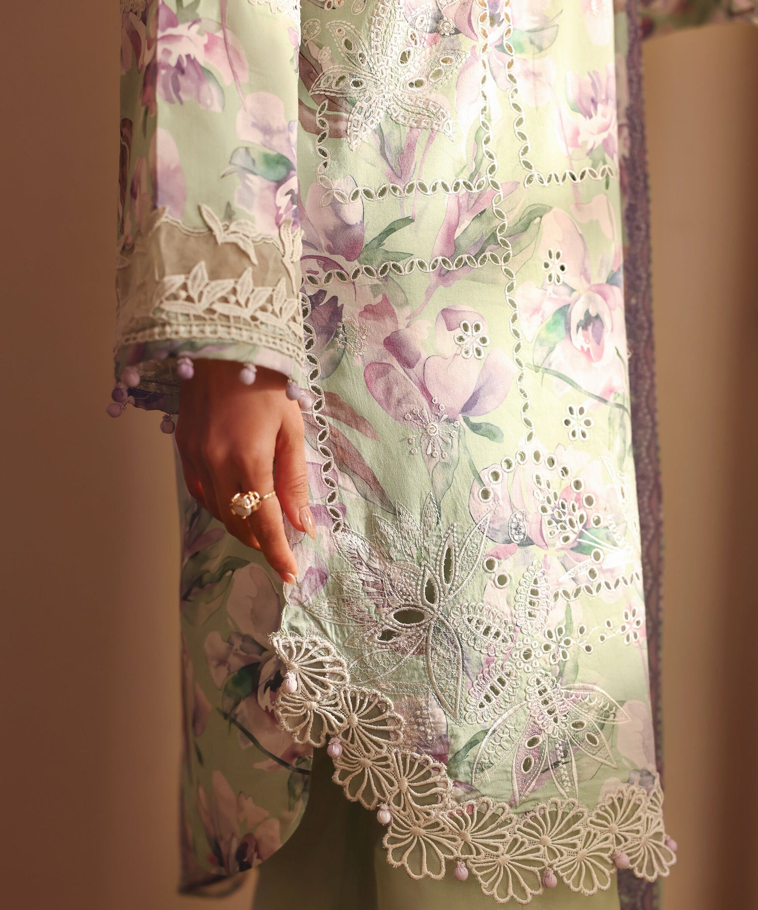 Sapphire 3 Piece Custom Stitched Suit - Green - LB31395