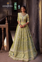 Libasco Asim Jofa 3 Piece Custom Stitched Suit - Green - LB288249