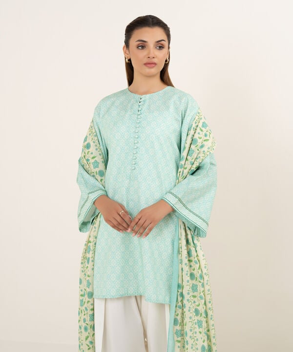 Sapphire 2 Piece Custom Stitched Suit - Green - LB30683