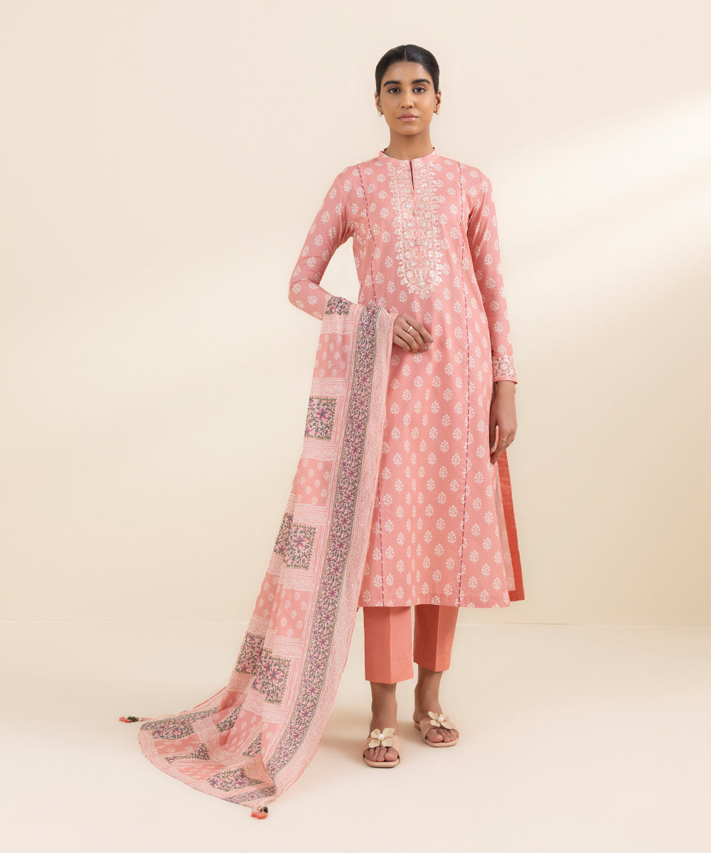 Sapphire 2 Piece Custom Stitched Suit - Pink - LB287803