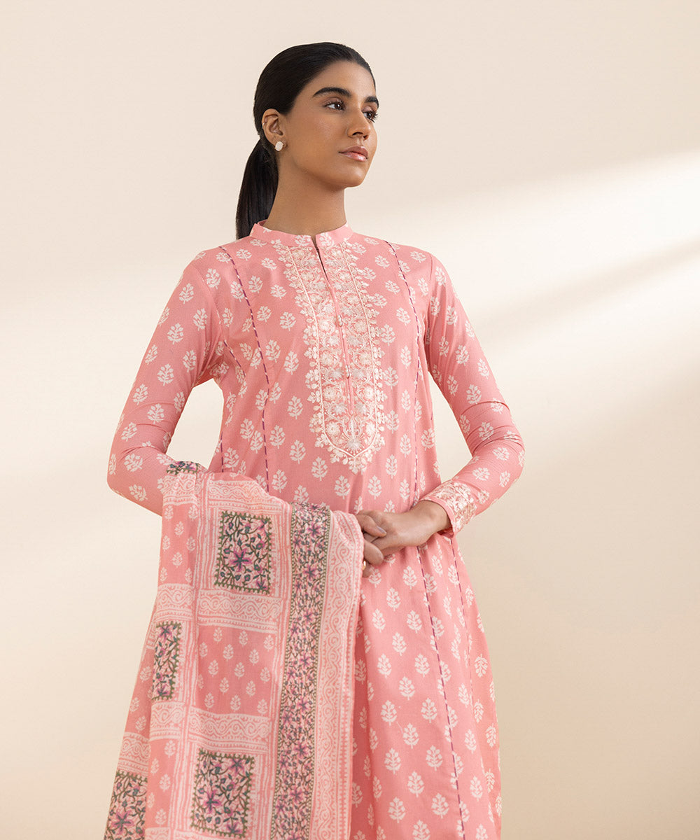 Sapphire 2 Piece Custom Stitched Suit - Pink - LB287803