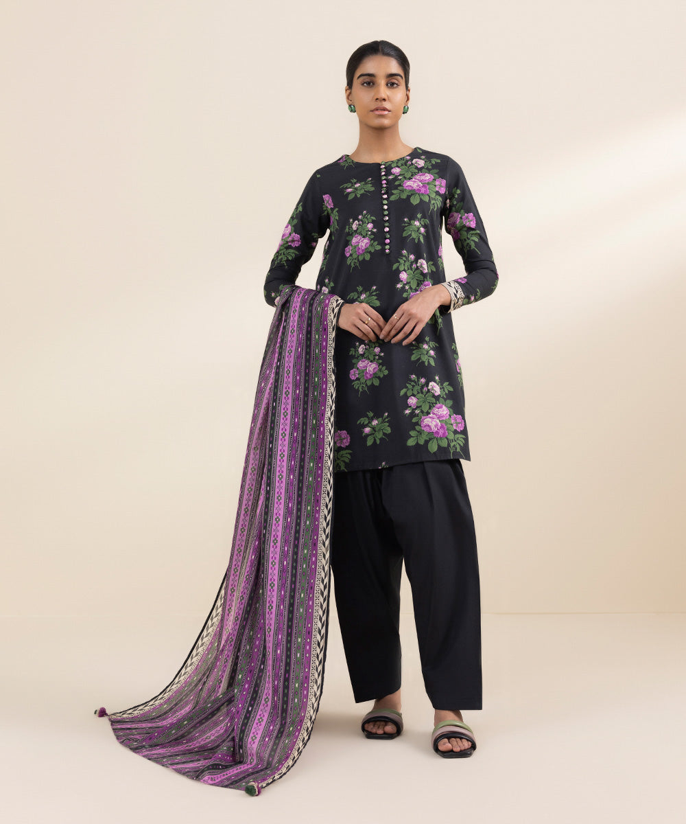 Sapphire 2 Piece Custom Stitched Suit - Black - LB287551