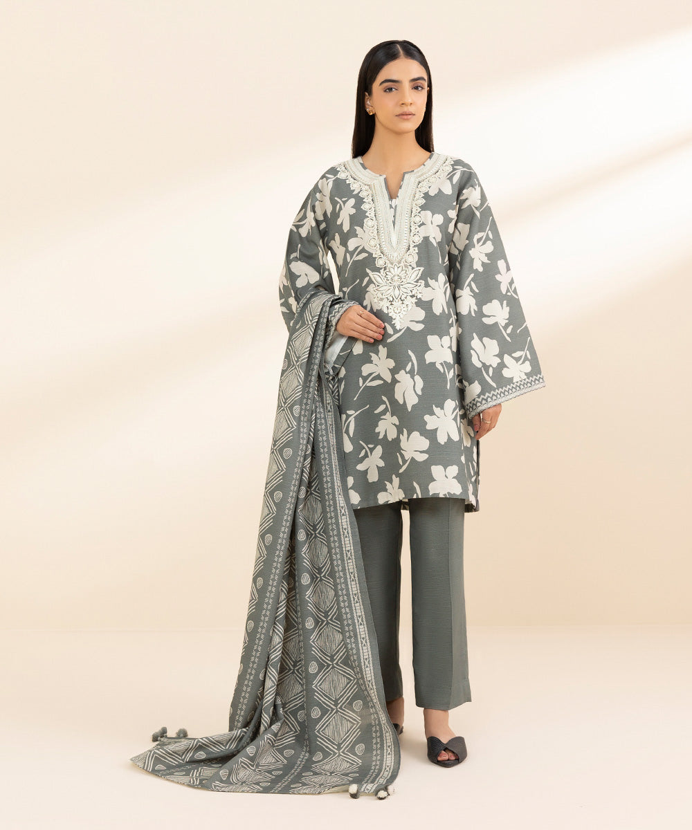 Sapphire 2 Piece Custom Stitched Suit - Gray - LB288518