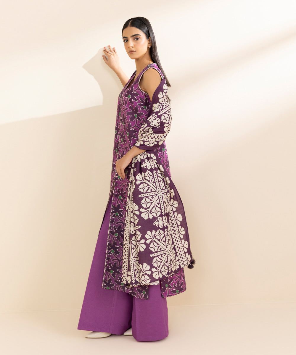 Sapphire 2 Piece Custom Stitched Suit - Purple - LB288550