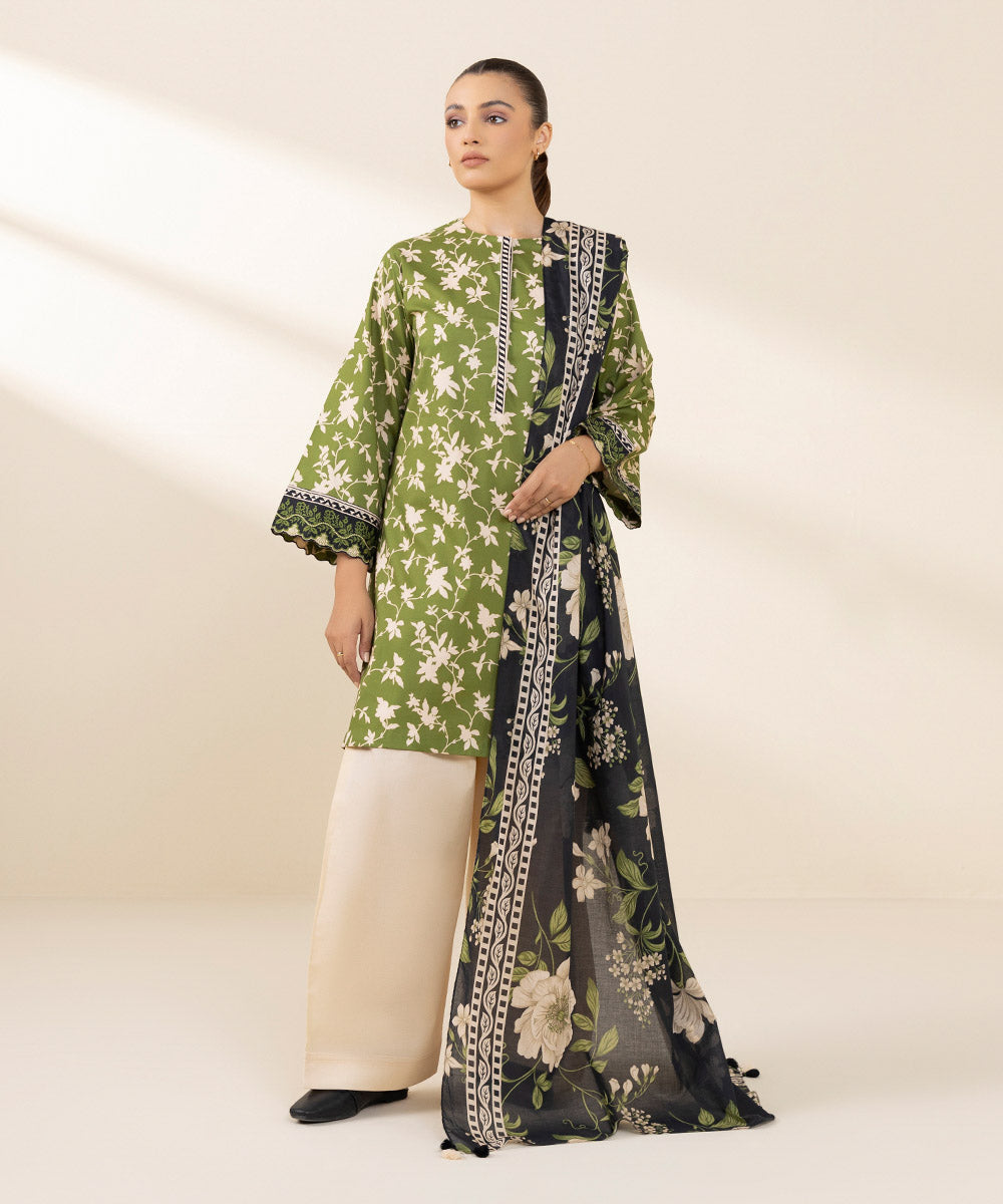 Sapphire 2 Piece Custom Stitched Suit - Green - LB289253