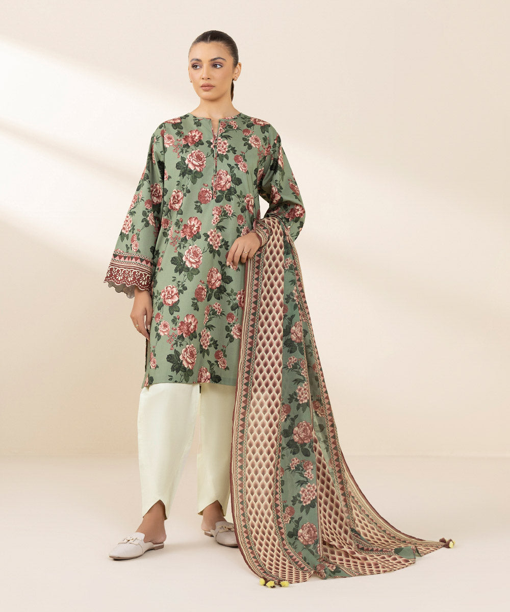 Sapphire 2 Piece Custom Stitched Suit - Green - LB289255