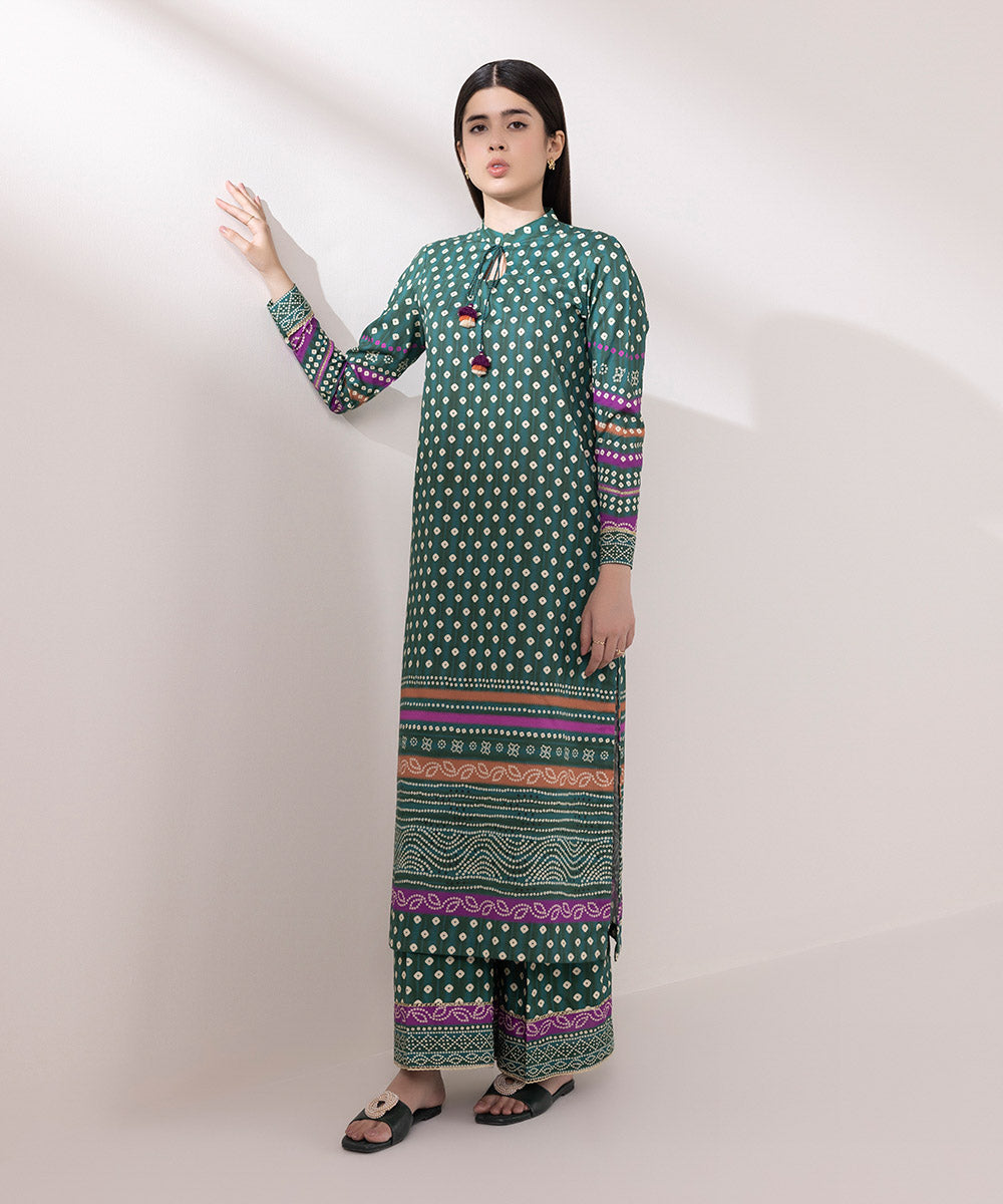 Sapphire 2 Piece Custom Stitched Suit - Green - LB287557