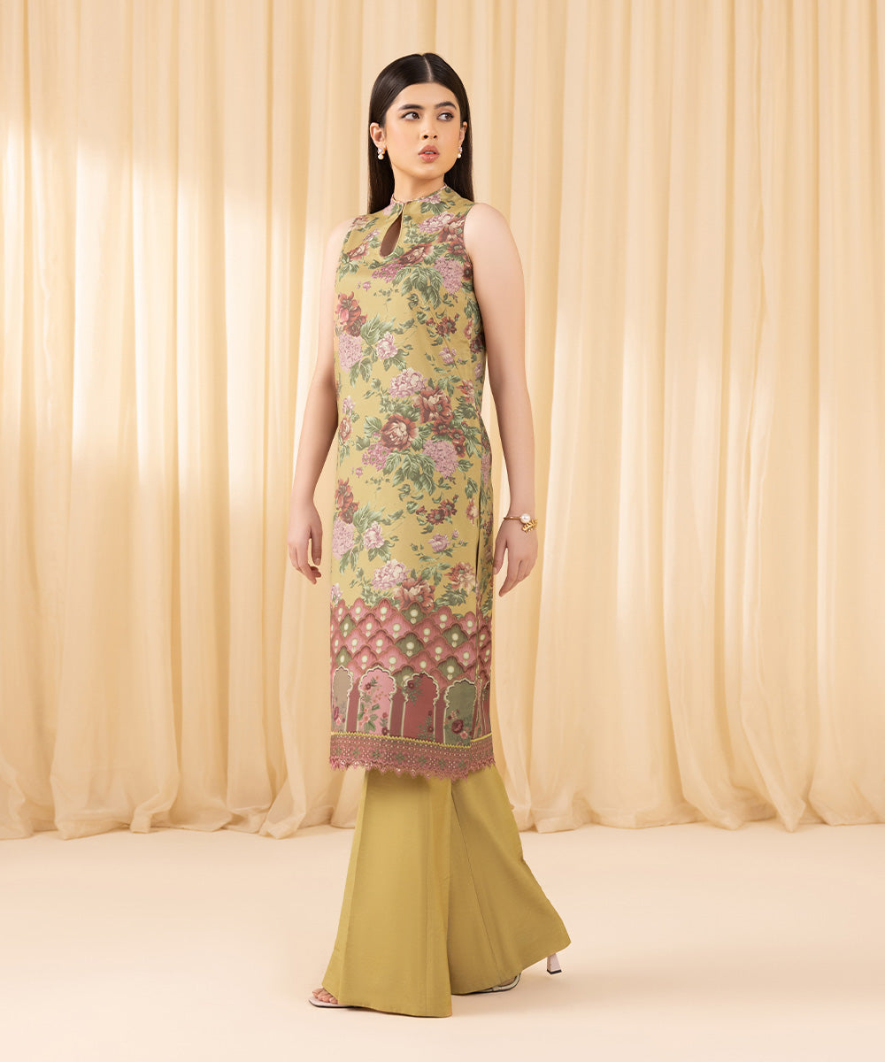 Sapphire 2 Piece Custom Stitched Suit - Mustard - LB288204