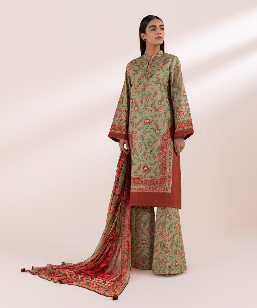 Sapphire 3 Piece Custom Stitched Suit - Beige - LB287752