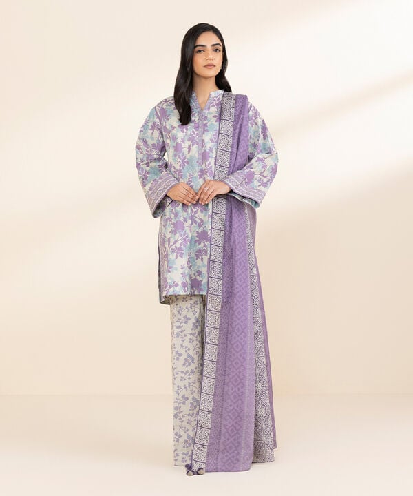 Sapphire 3 Piece Custom Stitched Suit - Purple - LB29304