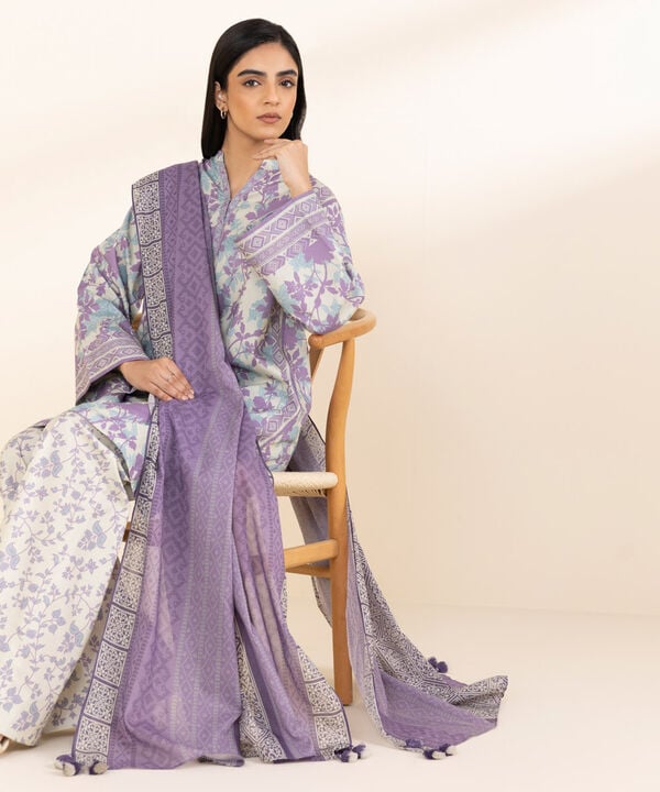 Sapphire 3 Piece Custom Stitched Suit - Purple - LB29304