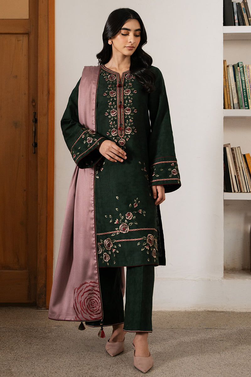 Jazmin 3 Piece Custom Stitched Suit - Green - LB288977