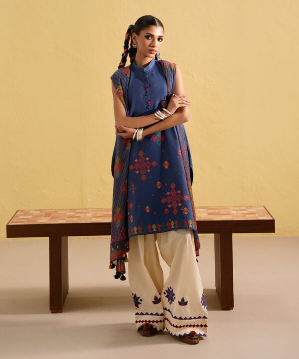 Sapphire 2 Piece Custom Stitched Suit - Blue - LB30701