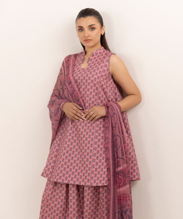 Sapphire 3 Piece Custom Stitched Suit - Pink - LB30728