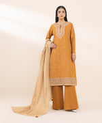 Libasco Sapphire 2 Piece Custom Stitched Suit - Mustard - LB288530