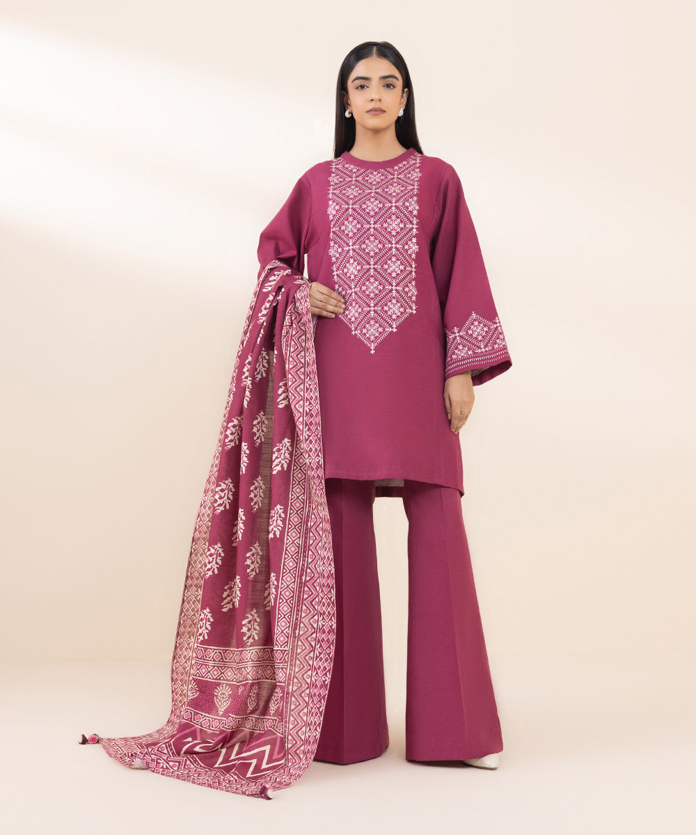 Libasco Sapphire 2 Piece Custom Stitched Suit - Pink - LB288539