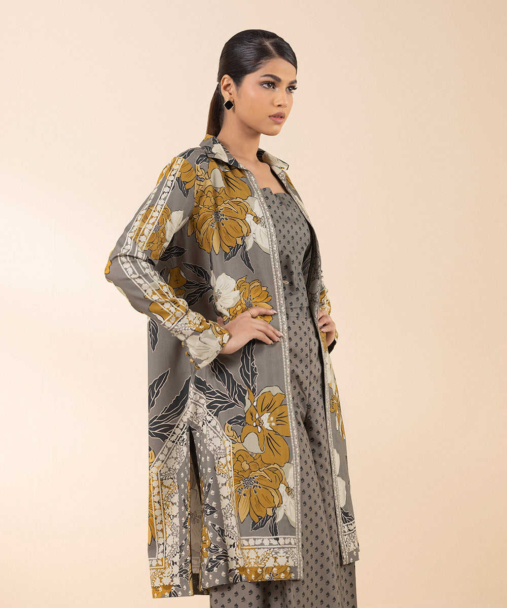 Sapphire 2 Piece Custom Stitched Suit - Gray - LB289260