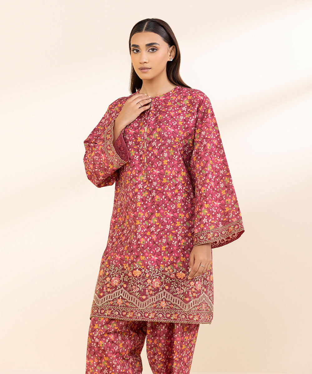 Libasco Sapphire 2 Piece Custom Stitched Suit - Pink - LB288540