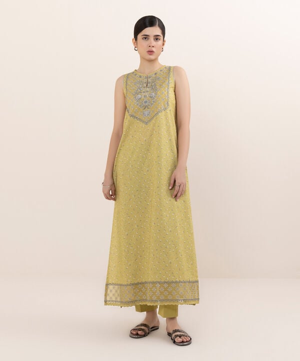 Sapphire 2 Piece Custom Stitched Suit - Mustard - LB30738