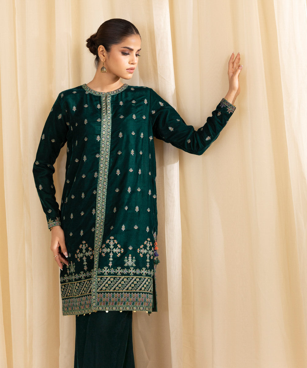 Sapphire 2 Piece Custom Stitched Suit - Green - LB288104