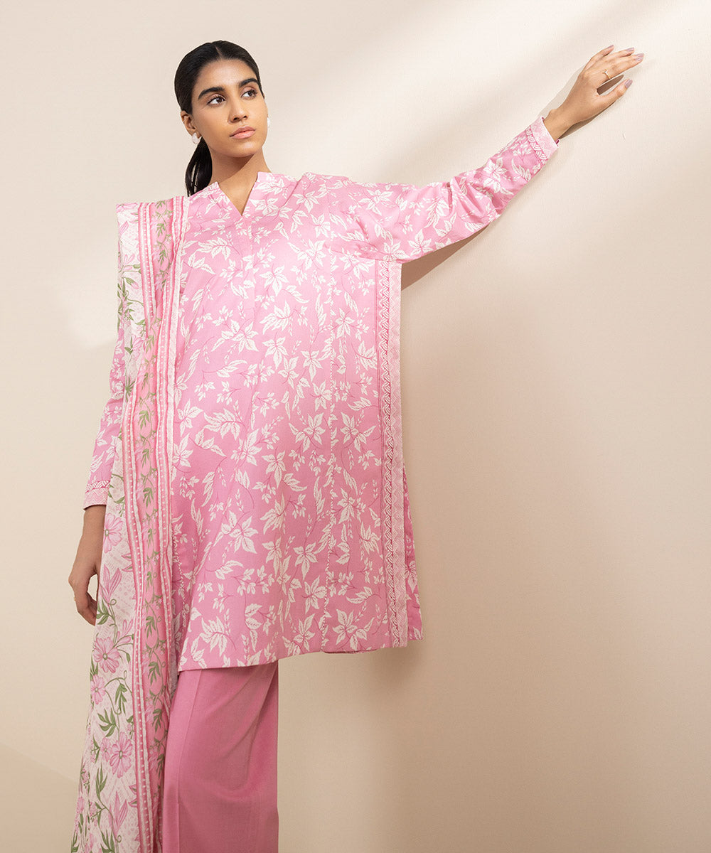 Sapphire 3 Piece Custom Stitched Suit - Pink - LB287536