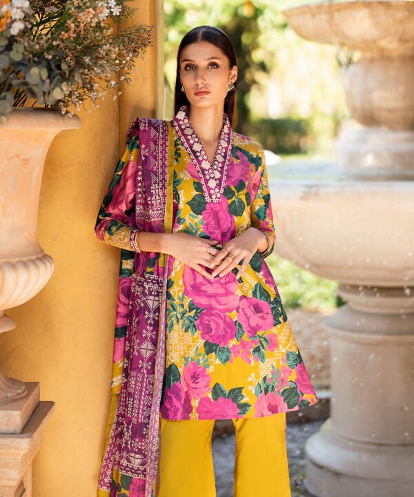 Sapphire 3 Piece Custom Stitched Suit - Mustard - LB29256