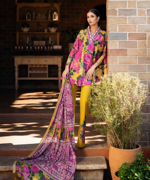 Sapphire 3 Piece Custom Stitched Suit - Mustard - LB29256