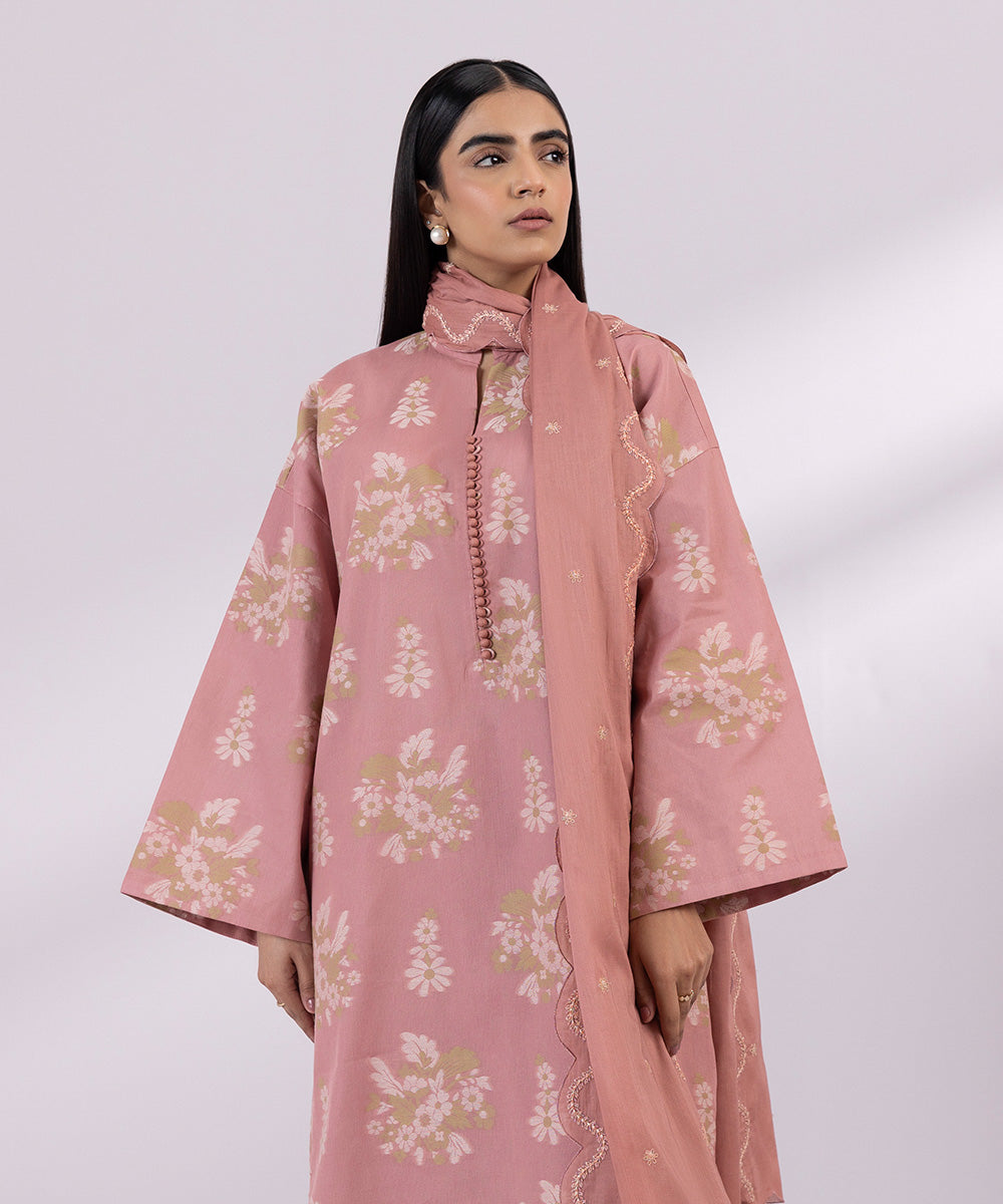 Sapphire 3 Piece Custom Stitched Suit - Pink - LB287154