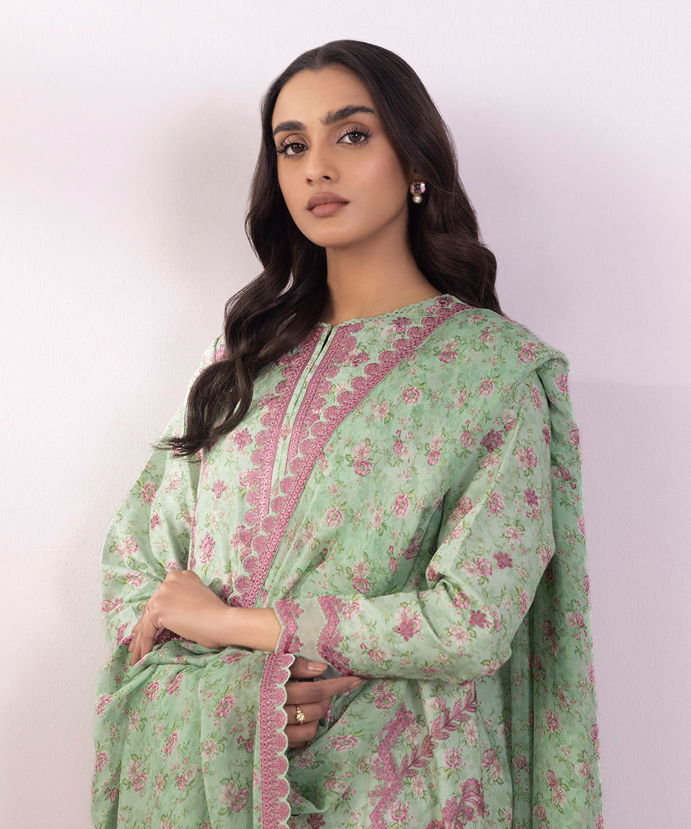 Sapphire 3 Piece Custom Stitched Suit - Green - LB287182